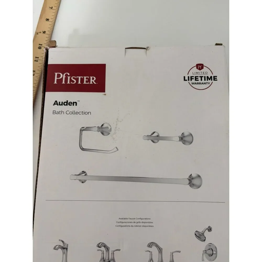 Pfister Auden spot defense brushed nickel bath accessory set BTB-AD3GS